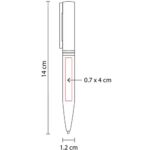 BOLÍGRAFO MAO AZUL SH 1260 A (ACERO INOXIDABLE) - Image 3