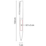 BOLÍGRAFO DURBAN NEGRO SH 1275 N (ACERO INOXIDABLE) - Image 2