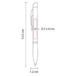 BOLÍGRAFO ACRUX ROJO SH 1370 R (ALUMINIO) - Image 2