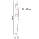 BOLÍGRAFO BONDI BLANCO SH 2125 B (PLÁSTICO) - Image 3