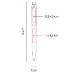 BOLÍGRAFO SOPRON ROJO SH 2480 R (PLÁSTICO) - Image 2