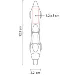 BOLÍGRAFO CAR PLATA MATE SH 8000 S (PLÁSTICO) - Image 5