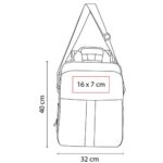 MOCHILA-PORTAFOLIO KRONBERG NEGRO SIN 069 N (POLIÉSTER) - Image 7