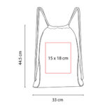 BOLSA-MOCHILA MAZY ROJO SIN 103 R (POLIÉSTER) - Image 3