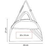 MALETA LYRA NEGRO SIN 132 N (POLIÉSTER / MALLA) - Image 2