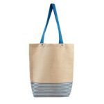 BOLSA MEZZOLA AZUL SIN 138 A (YUTE / ALGODÓN)