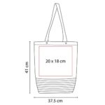 BOLSA MEZZOLA ROJO SIN 138 R (YUTE / ALGODÓN) - Image 2