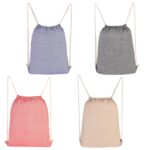 BOLSA-MOCHILA IVORY AZUL SIN 161 A (ALGODÓN RECICLADO) - Image 4