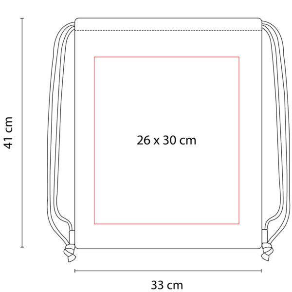 BOLSA-MOCHILA IVORY AZUL SIN 161 A (ALGODÓN RECICLADO) - Imagen 3