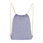 BOLSA-MOCHILA IVORY AZUL SIN 161 A (ALGODÓN RECICLADO)