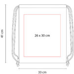 BOLSA-MOCHILA IVORY AZUL SIN 161 A (ALGODÓN RECICLADO) - Image 3