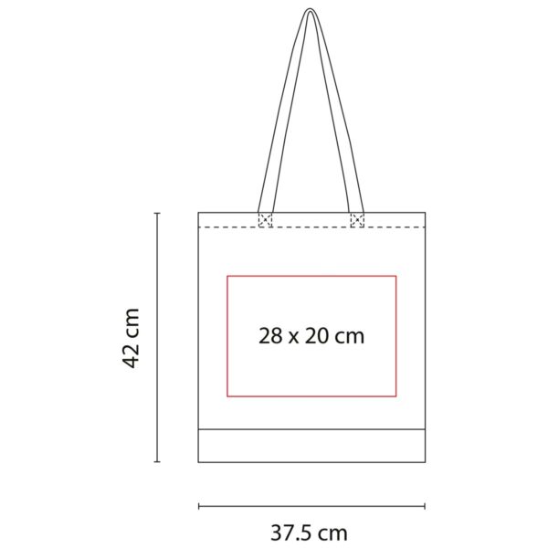 BOLSA LASH BEIGE SIN 163 BE (CANVAS / YUTE) - Imagen 2