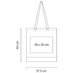 BOLSA LASH BEIGE SIN 163 BE (CANVAS / YUTE) - Image 2