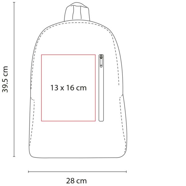 MOCHILA ESFINGE GRIS SIN 196 G (POLIÉSTER) - Imagen 3