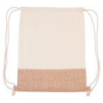 BOLSA-MOCHILA CABS BEIGE SIN 243 BE (ALGODÓN / YUTE)