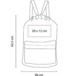 BOLSA-MOCHILA ZITE GRIS SIN 301 G (POLIÉSTER) - Image 4
