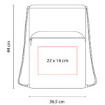 BOLSA-MOCHILA KARLOVAC ROJO SIN 319 R (POLIÉSTER) - Image 4