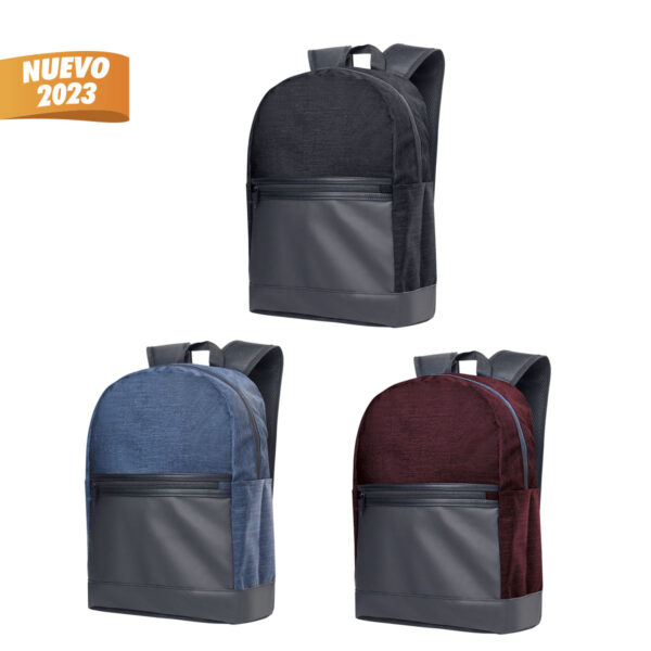 MOCHILA CON VINIL NEGRO SIN 505 N (POLIÉSTER / VINIL) - Imagen 6