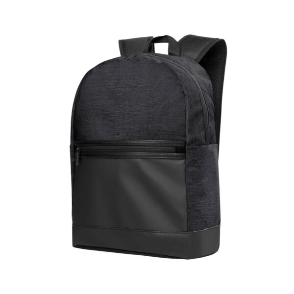 MOCHILA CON VINIL NEGRO SIN 505 N (POLIÉSTER / VINIL)