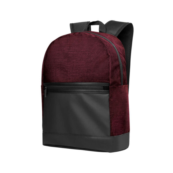 MOCHILA CON VINIL ROJO SIN 505 R (POLIÉSTER / VINIL)