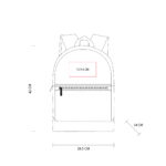 MOCHILA CON VINIL ROJO SIN 505 R (POLIÉSTER / VINIL) - Image 3