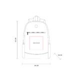 MOCHILA UBHAKA AZUL SIN 509 A (POLIÉSTER) - Image 3