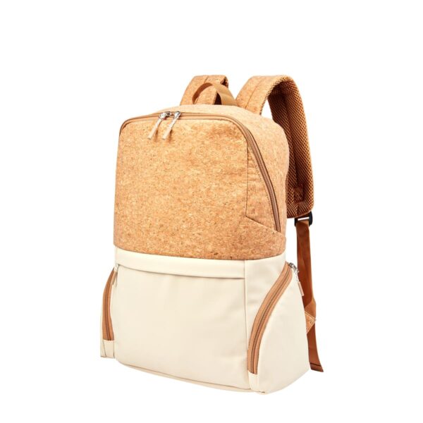 MOCHILA EMMY BEIGE SIN 521 BE (CURPIEL / CORCHO / POLIÉSTER / FORRO POLIÉSTE)