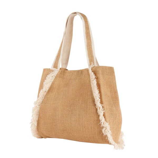 BOLSA ALIA BEIGE SIN 603 BE (YUTE / ALGODÓN) - Imagen 2