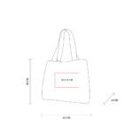 BOLSA ALIA BEIGE SIN 603 BE (YUTE / ALGODÓN) - Image 5