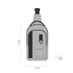 MOCHILA DE VIAJE JIMMY GRIS SIN 607 G (POLIÉSTER) - Image 6