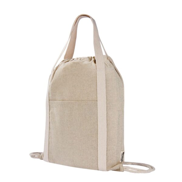 BOLSA-MOCHILA VATT BEIGE SIN 611 BE (ALGODÓN RECICLADO)