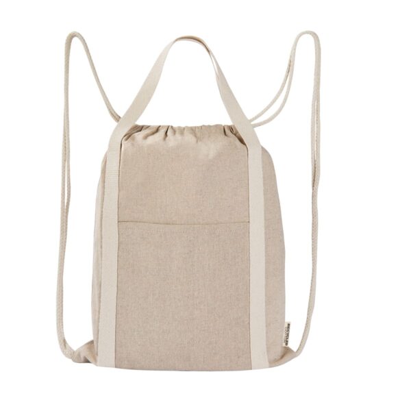 BOLSA-MOCHILA VATT BEIGE SIN 611 BE (ALGODÓN RECICLADO) - Imagen 2