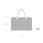 BOLSA WATTE BEIGE SIN 613 BE (ALGODÓN RECICLADO) - Image 6