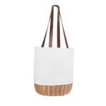 BOLSA KORI BLANCO SIN 617 B (ALGODÓN / POLIÉSTER / CURPIEL / MIMBRE)