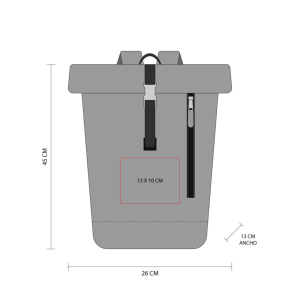 MOCHILA LIFT AZUL SIN 885 A (POLIÉSTER) - Imagen 4