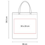 BOLSA PARA SUBLIMAR TOULOUSE BLANCO SIN 962 B (NON WOVEN) - Image 2