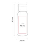 SANITIZANTE EN BOTE CILÍNDRICO BLANCO TRASLUCIDO SLD 040 B (PLÁSTICO) - Image 3