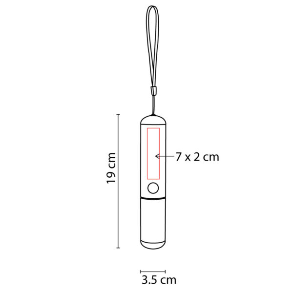 LÁMPARA CON LUZ UV CHANAI BLANCO SLD 058 B (PLÁSTICO) - Imagen 6