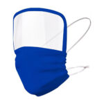 CARETA CON CUBREBOCAS QUEBEC AZUL SLD 067 A (POLIÉSTER CUBREBOCAS / PET CALIBRE 15 CARETA)