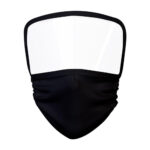 CARETA CON CUBREBOCAS QUEBEC NEGRO SLD 067 N (POLIÉSTER CUBREBOCAS / PET CALIBRE 15 CARETA)