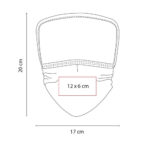 CARETA CON CUBREBOCAS QUEBEC AZUL SLD 067 A (POLIÉSTER CUBREBOCAS / PET CALIBRE 15 CARETA) - Image 3