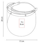 CARETA PARA NI&NTILDE;O BLANCO SLD 071 B (PLÁSTICO DIADEMA / PET CALIBRE 20 CARETA) - Image 4