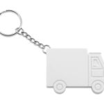 LLAVERO C/FLEX. 1 M. CARRITO LOGIC SLJ1008 BLANCO (PLÁSTICO / A150083 /  ARTICULOS PROMOCIONALES)