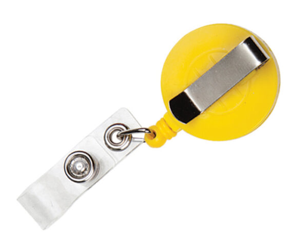 PORTA GAFETE YOYO SLK05 SOLIDO AMARILLO (Plástico) - Imagen 2