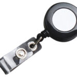 PORTA GAFETE YOYO SLK05 SOLIDO NEGRO (PLÁSTICO / A120042 /  ARTICULOS PROMOCIONALES)