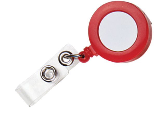 PORTA GAFETE YOYO SLK05 TRANSLUCIDO ROJO (Plástico)
