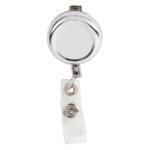 PORTA GAFETE METALICO ADY SLK14 PLATEADO (METAL / A120061 /  ARTICULOS PROMOCIONALES)