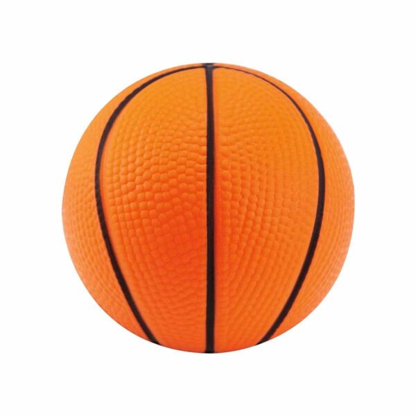 PELOTA ANTI-STRESS BASKETBALL NARANJA SOC 011-02 (PU)