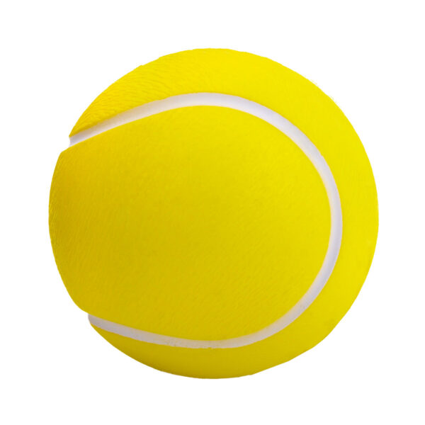 PELOTA ANTI-STRESS TENNIS BLANCO CON AMARILLO SOC 011-04 (PU) - Imagen 4