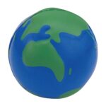 PELOTA ANTI-STRESS MUNDO AZUL CON VERDE SOC 013 W (PU) - Image 3